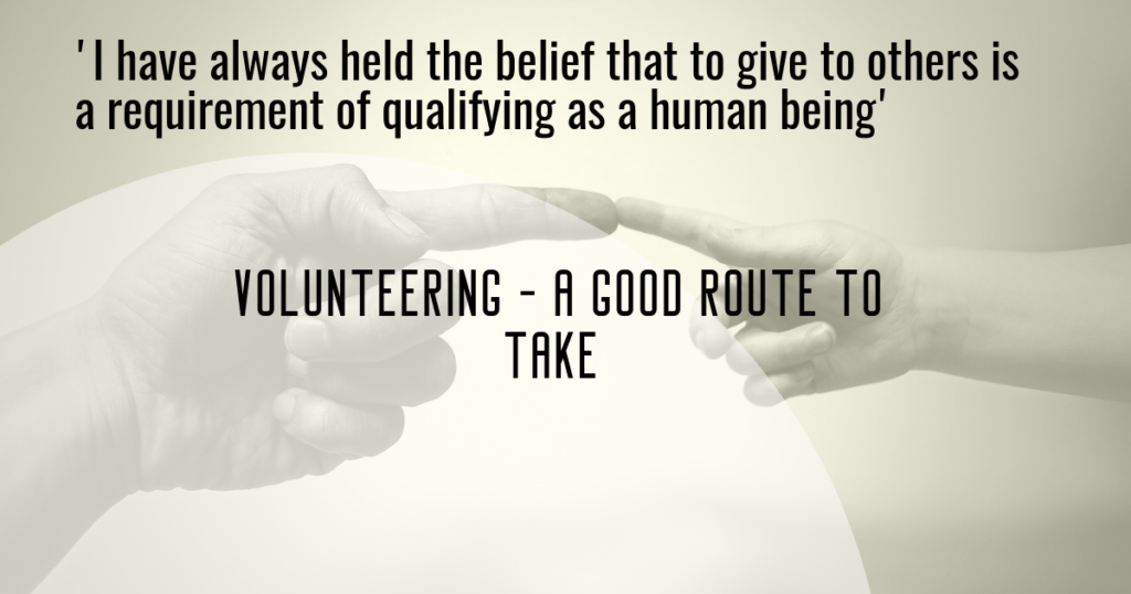 Volunteering – A good route to your future