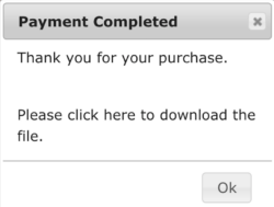 completed payment